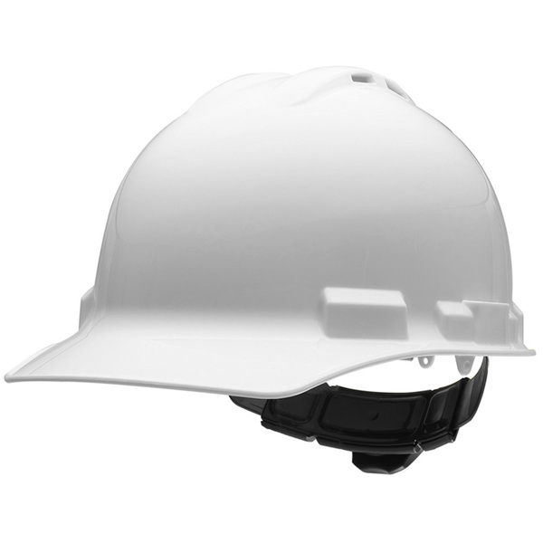 Ironclad Performance Wear Safety Helmet - Standard Brim, Vented, Class C, 4 pt, White G60000